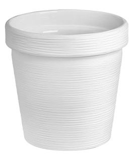 Горшок Терра 1,1 л белый, РФ