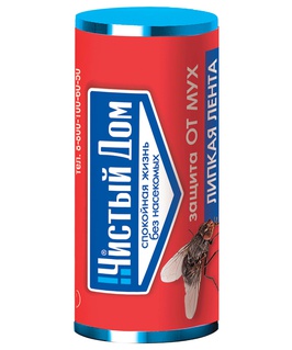 Липкая лента Чистый Дом от мух, РФ