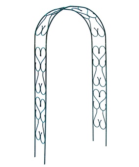 Арка садовая разборная Узорная широкая 2,5 м х 0,38 м х 1,2 м, РФ