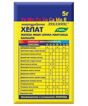 Хелат Аквамикс 5 г, РФ