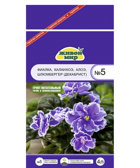 Грунт Живой мир № 5, 4 л, РБ