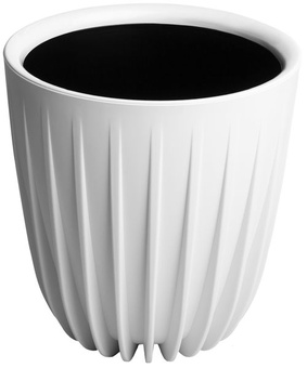 Горшок Сигма 25, 10,2 л белый со вставкой, РФ