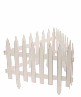 Забор декор. Готика №3 белый 7 шт, L-3,1м, h-35см, Беларусь