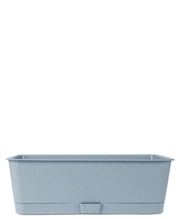 Балконный ящик Прованс, 58x17x13см, 9,5 л, ментол с подст., РФ