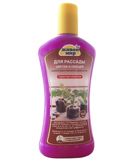 1 Удобрение для рассады Живой мир 0,5 л, РБ