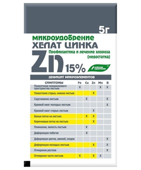 Хелат цинка 5 г, РФ