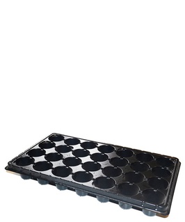 Рассадная кассета 28 ячеек круглая 53х31см 70х65х65мм 290мл, РФ