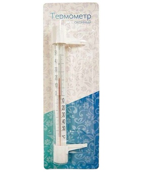 Термометр оконный Стандартный в блистере(под гвоздики), РФ
