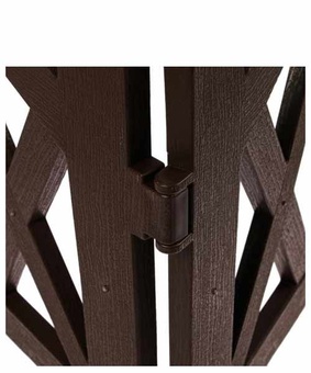 Забор декор. Модерн №4 шоколад 5 шт, L-3м, h-35см, Беларусь