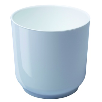 Горшок Дельта 22, 6,4 л белый с вставкой, РФ