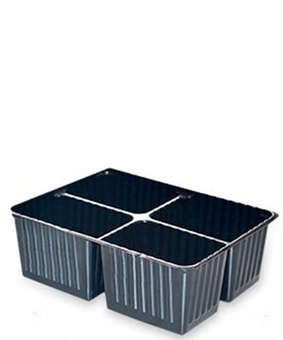 Мини кассета 4 ячейки 175х130 мм 80х60х60 280 мл, РФ