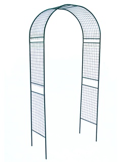 Арка садовая разборная Сетка широкая, 2,5 м х 0,5 м х 1,2 м, РФ