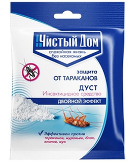 Дуст Чистый Дом от насекомых 50г, РФ