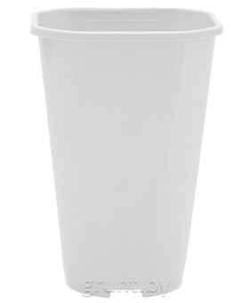 Горшок Роза Р20, D14, 2,0 л, белый, РФ