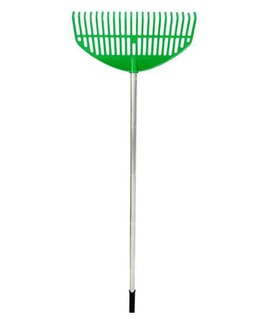 Грабли веер. пластм. 22зуба "Гардения" с алюм. чер (010819-2), РФ