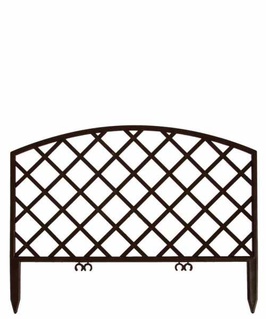 Забор декор. Романика №1 шоколад 7 шт, L-2,95м, h-33см, Беларусь