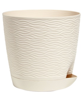 Горшок Блюз 1,5 л кремовый, РФ