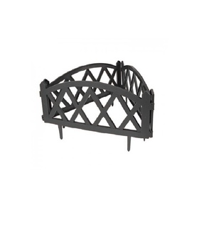 Забор декор. Модерн №4 графит (5 шт) L-3,0 м, h-35 см, РБ