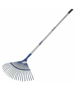 Грабли веерные пластинчатые с алюминиевым черенком "Форсаж", РФ