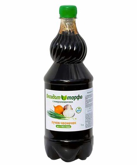 Оксидат торфа Лучок-чесночок с микроэлем. 1л, Беларусь