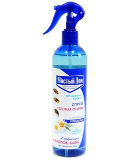 Спрей Чистый Дом от клопов и блох 400мл, РФ