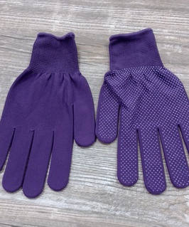 Перчатки из полиэстера, с ПВХ точки , 13 класс, р-р 8,5 Китай