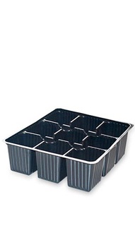 Мини-кассета 9 ячеек 175х130 мм 53х40х60 120 мл, РФ