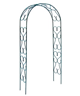 Арка садовая разборная Узорная широкая 2,5 м х 0,38 м х 1,2 м, РФ
