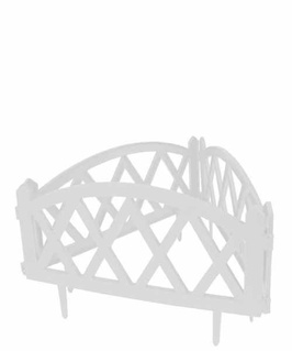 Забор декор. Модерн №4 белый 5 шт, L-3м, h-35см, Беларусь