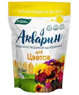 Акварин Цветы удобр. минер. с МЭ 0,5 кг, РФ