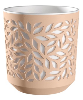 Горшок Leaves 2,5 л пудра/белый, РФ