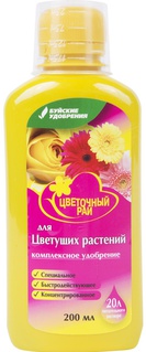 Удобрение Цветочный рай Цветущие растения 0,2 л, РФ