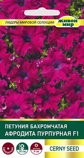 Петуния крупноцветковая бахромчатая Афродита Пурпурная F1 (Cerny seed) 10 шт, РБ