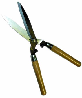 Ножницы бордюрные 51см с дерев. ручками, фигурные лезвия, РФ