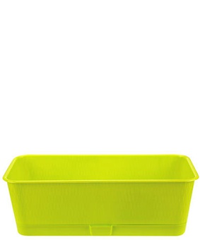 Балконный ящик Прованс, 40x17x13см, 6,0 л, фисташк. с подст, РФ