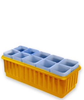 Рассадник на 10 стаканчиков цветной, РФ