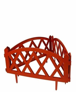 Забор декор. Модерн №4 терракот 5 шт, L-3м, h-35см, Беларусь