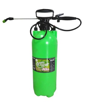 Опрыскиватель пневматический "Лазурит" 10л с ремнём (011489), РФ