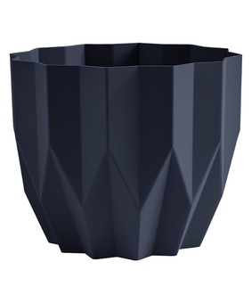 Горшок Геометрия 0,8 л антрацит, РФ