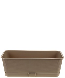 Балконный ящик Прованс, 40x17x13см, 6,0 л, фрапе с подст, РФ