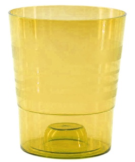 Горшок Лилия, D12, 5, 1,3 л, янтарный, РФ