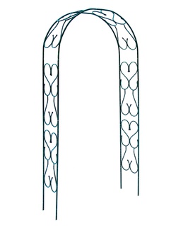 Арка садовая разборная Узорная узкая 2,5 м х 0,2 м х 1,2 м, РФ