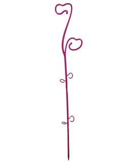 Подпорка для орхидей 59 см розовая