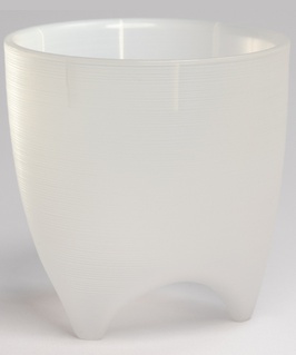 Горшок Де Коста 16, 2,25 л прозрачный с вставкой, РФ