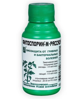 Фитоспорин-М Рассада, овощи, ягоды, плодовые флакон 100 мл (Башинком), РФ