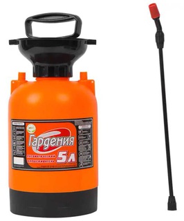 Опрыскиватель пневматический "Гардения" 5л с ремнём (011479), РФ