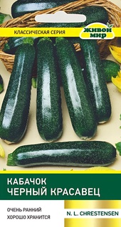 Кабачок Черный красавец (N.L.Chrestensen) 3 г, РБ