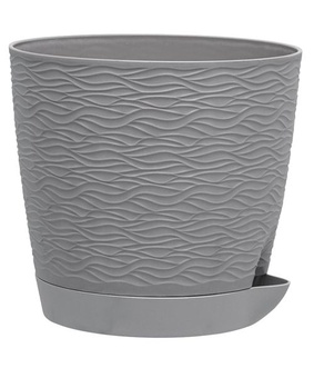 Горшок Блюз 1,5 л серый жемчуг, РФ