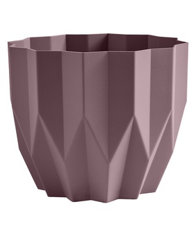 Горшок Геометрия 0,8 л пыльная роза, РФ
