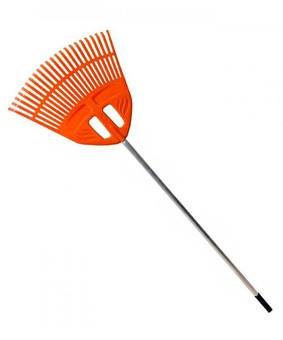 Грабли веер. пластм. 23 зуба "Гардения" 500мм с алюм. чер (010820-2), РФ